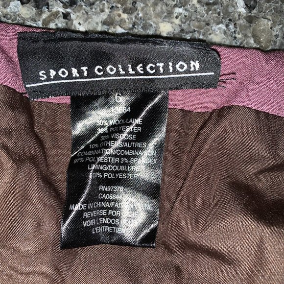Sport Collection size 6 - 3 piece suit dusty rose - Picture 2 of 10